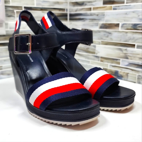 Tommy Hilfiger Platform Wedge Heel - Picture 2 of 5